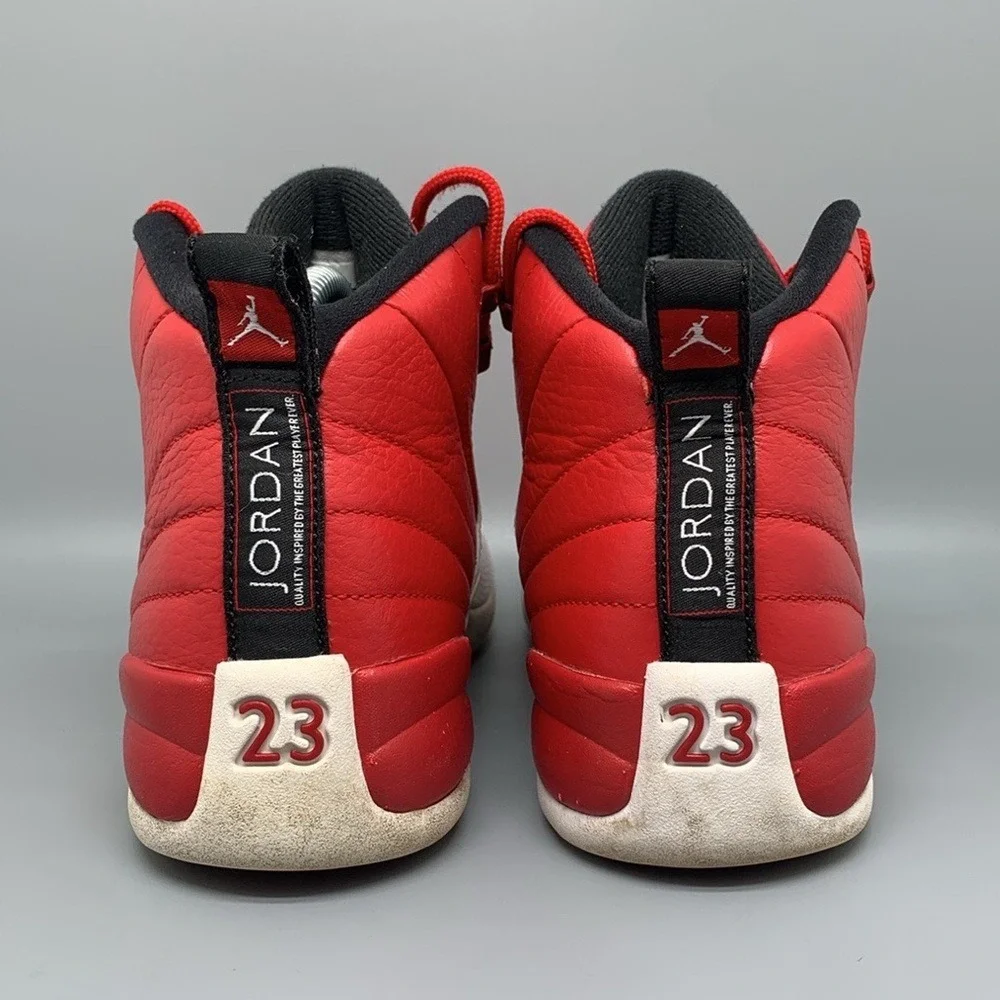 Jordan 12 Retro Gym Red Basketball Shoes 153265-600 Youth Sz 7Y / Women's Sz 8.5